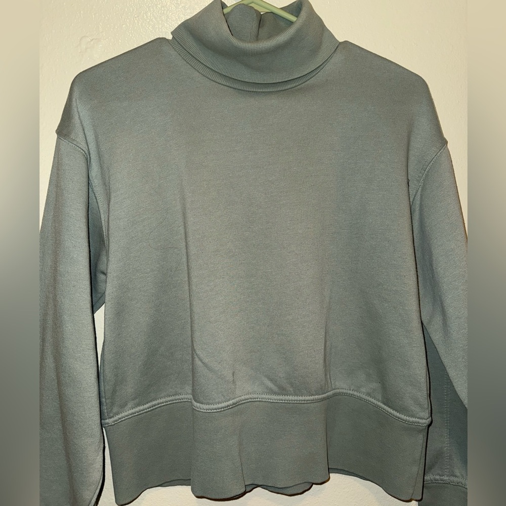 Zara Sage Green Cowl Neck Sweater - Picture 4 of 11